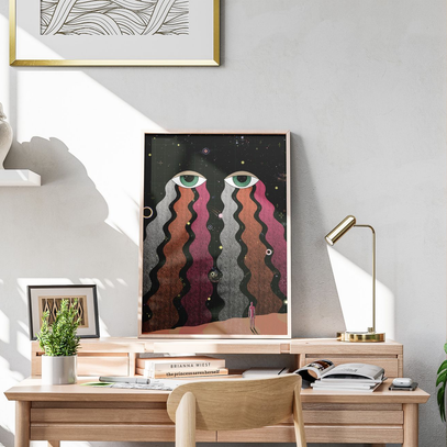 Plakat "Te oczy całym światem"