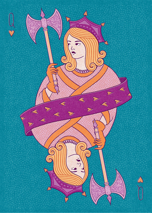 Plakat "Queen of Hearts"