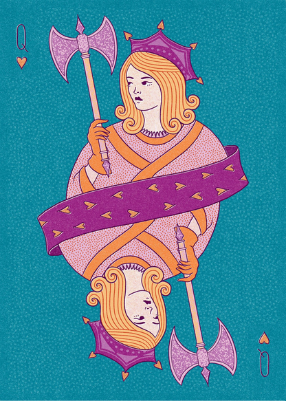 Plakat "Queen of Hearts"