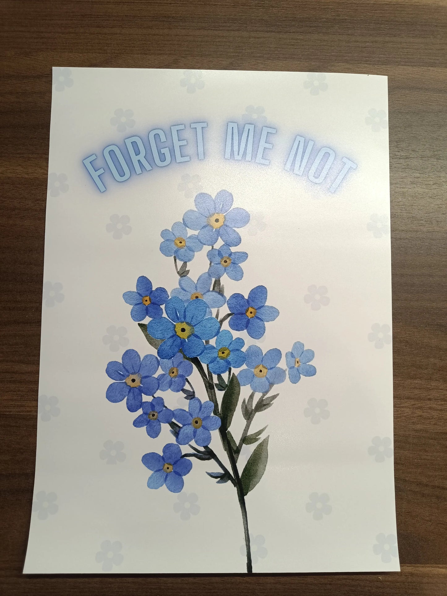 Plakat Forget Me Not - ForWalls.eu