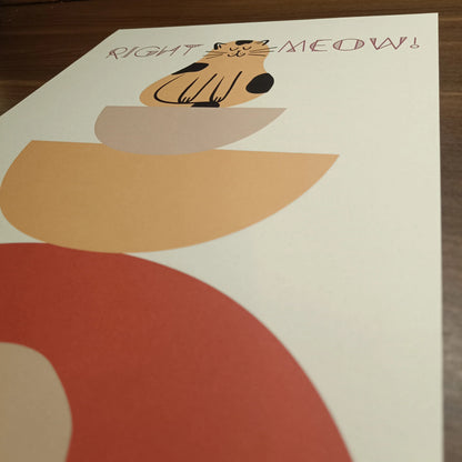 Plakat Right Meow! - ForWalls.eu