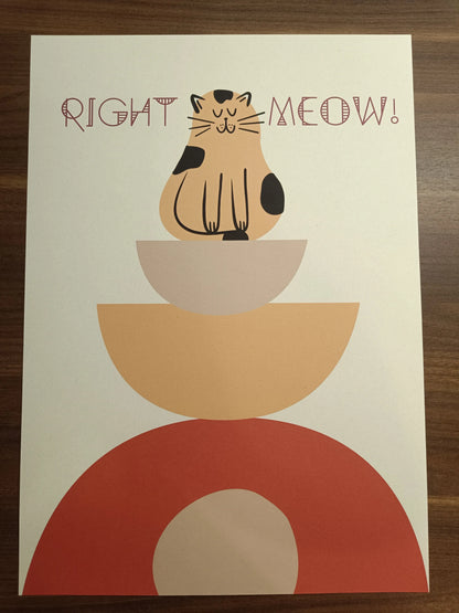 Plakat Right Meow! - ForWalls.eu