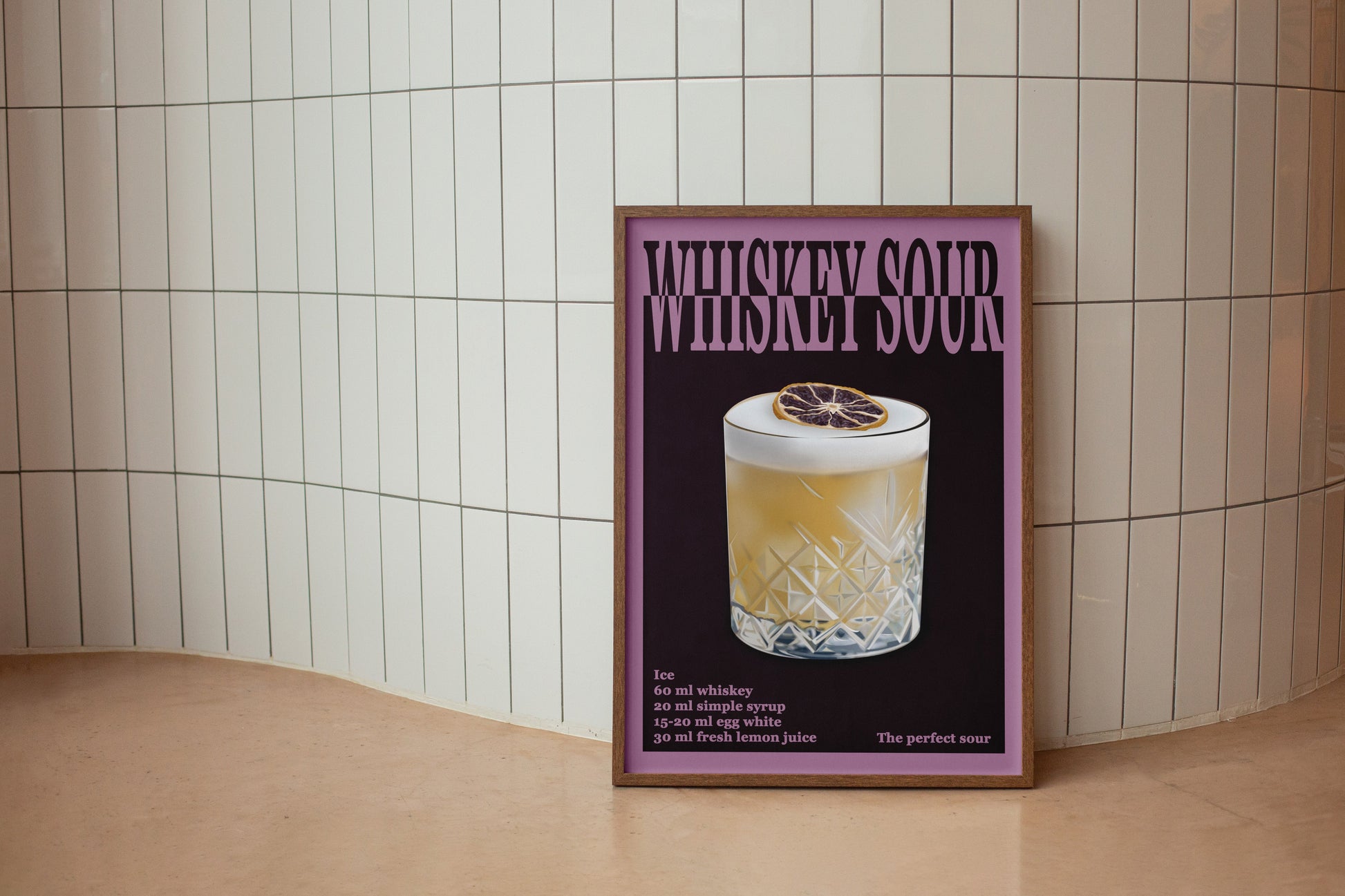 Plakat Whiskey Sour  ForWalls.eu