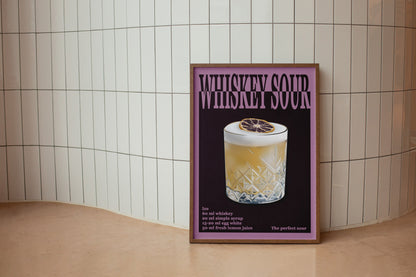 Plakat Whiskey Sour  ForWalls.eu