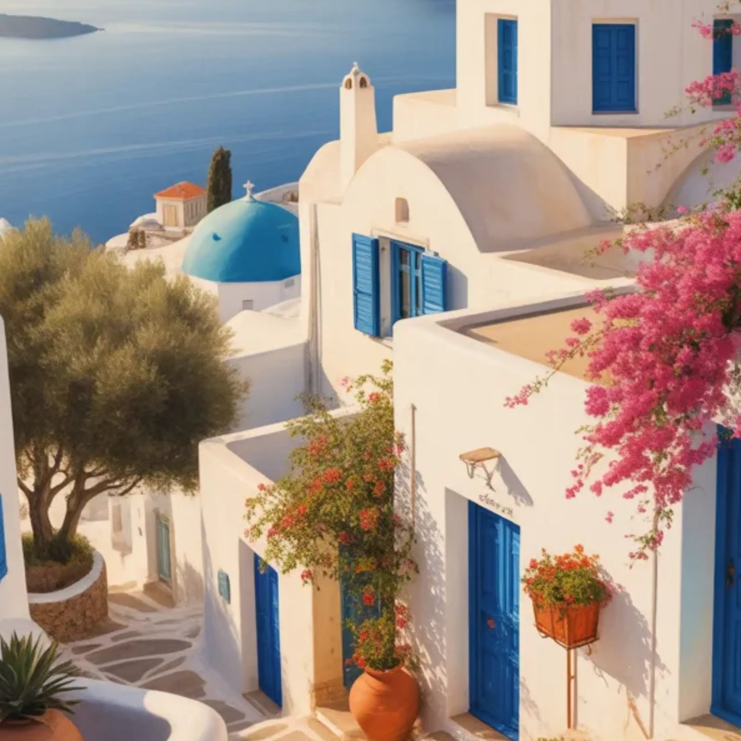 Plakat Santorini - ForWalls.eu