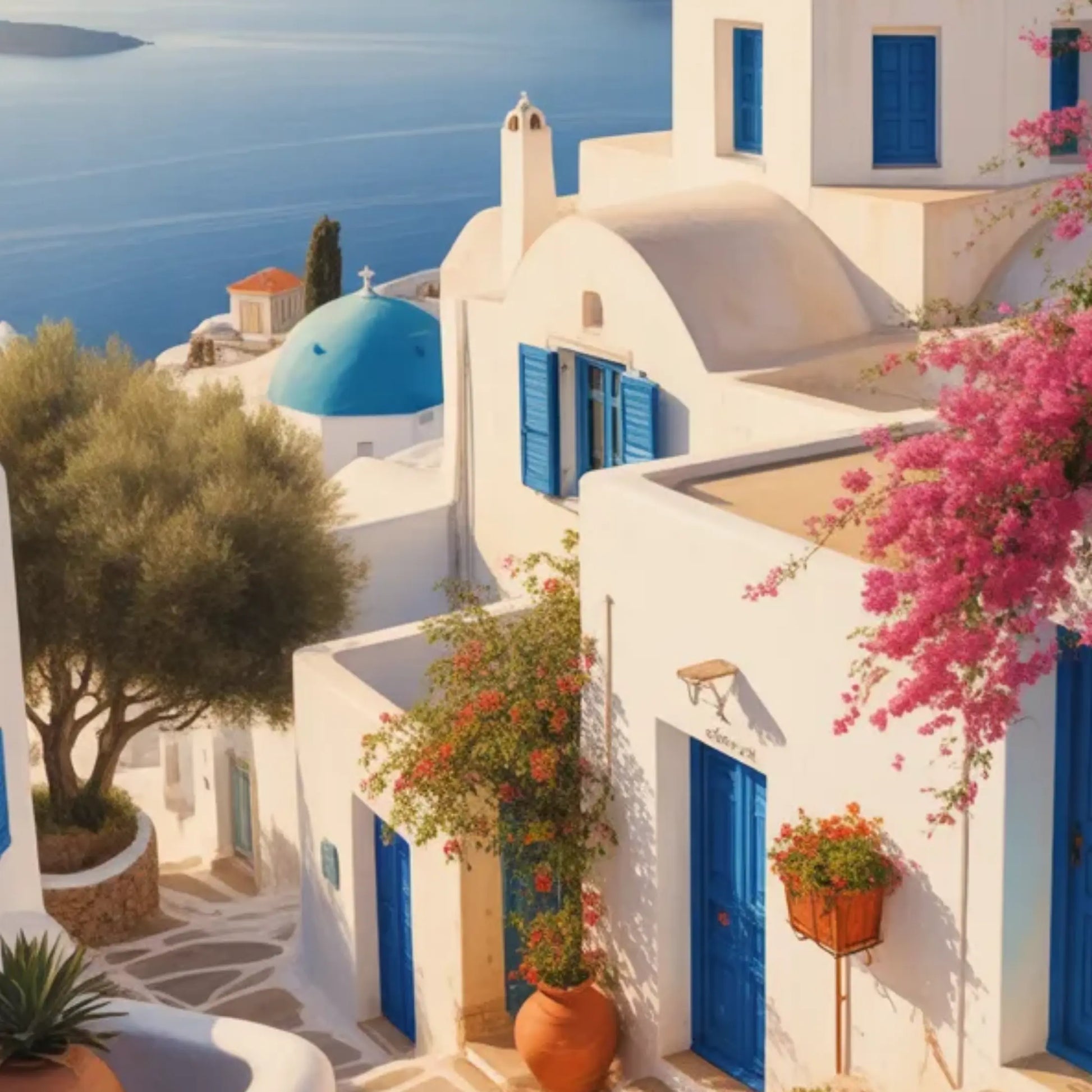 Plakat Santorini - ForWalls.eu