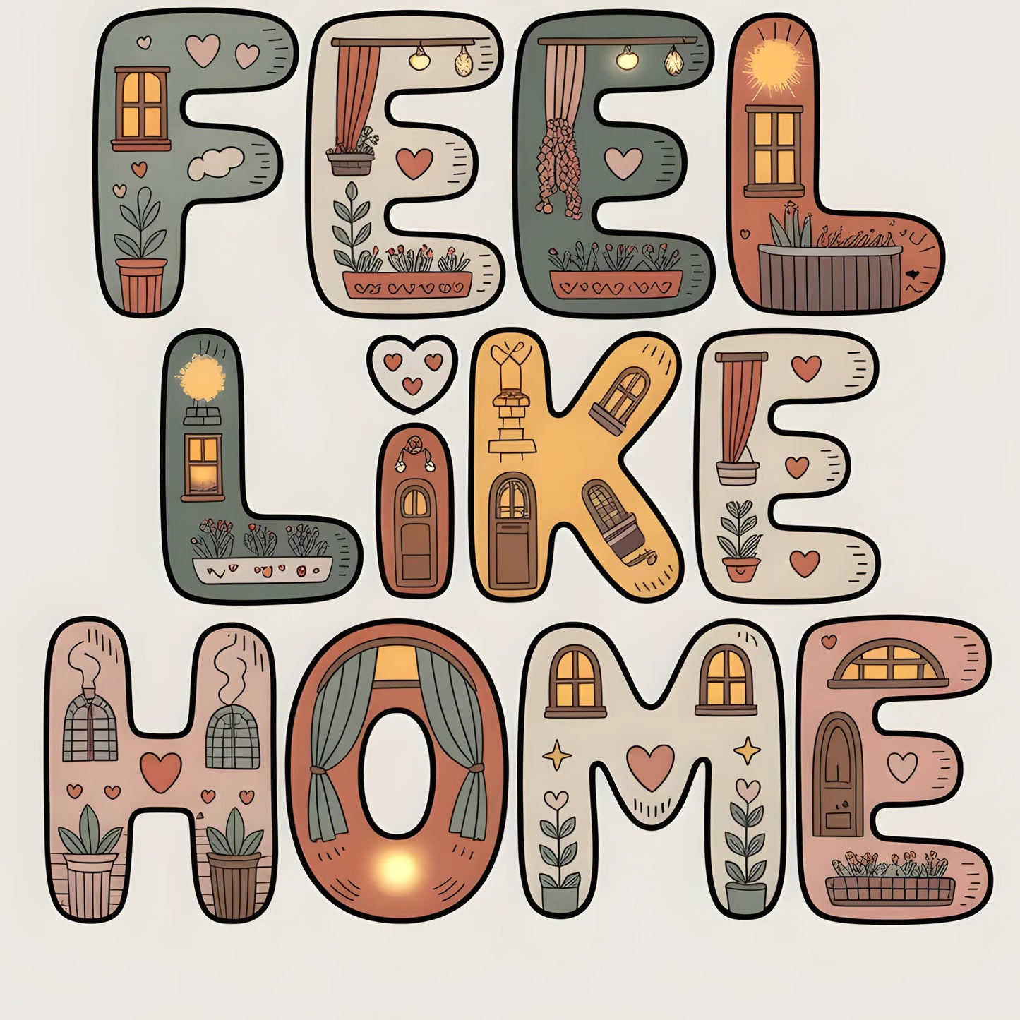 Plakat You Feel Like Home - ForWalls.eu